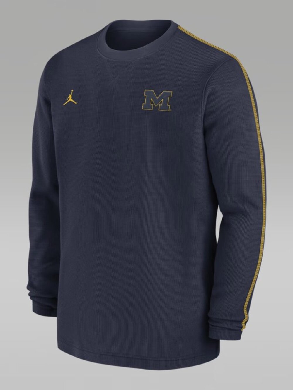 Jordan Nike Mens Michigan Wolverines Sideline On Field Sweatshirt Shirt Large